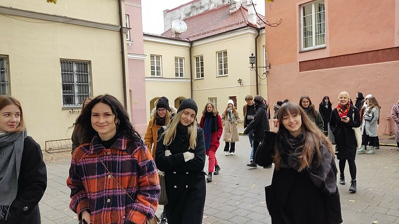 Uz Lietuvas braucienu atskatoties: iespaidos dalās baltu filoloģijas studenti