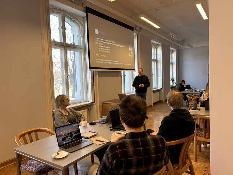 Studenti un kultūras mantojuma speciālisti aicināti pieteikties AISTER darbsemināram