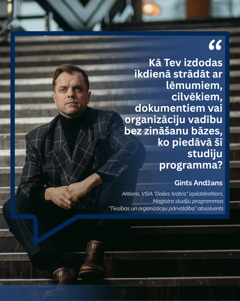 Atjaunota maģistra studiju programma “Tiesības un organizāciju pārvaldība”