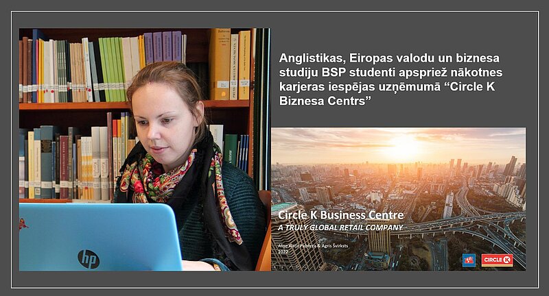 Anglistikas, Eiropas valodu un biznesa studiju BSP studenti tiekas ar uzņēmuma “Circle K Biznesa Centra” pārstāvjiem Latvijā