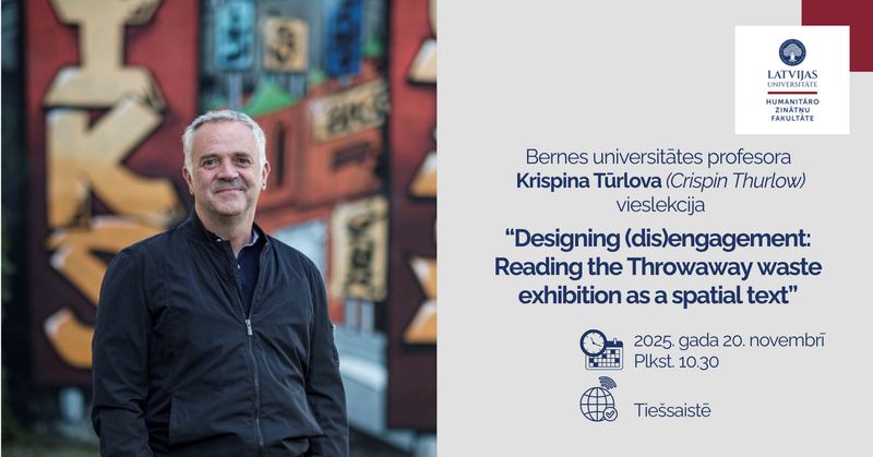 Bernes universitātes profesora Krispina Tūrlova vieslekcija par telpisko teksta lasījumu