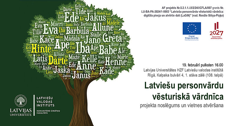 Atver durvis sešiem gadsimtiem: atklās latviešu personvārdu vēsturisko vārdnīcu