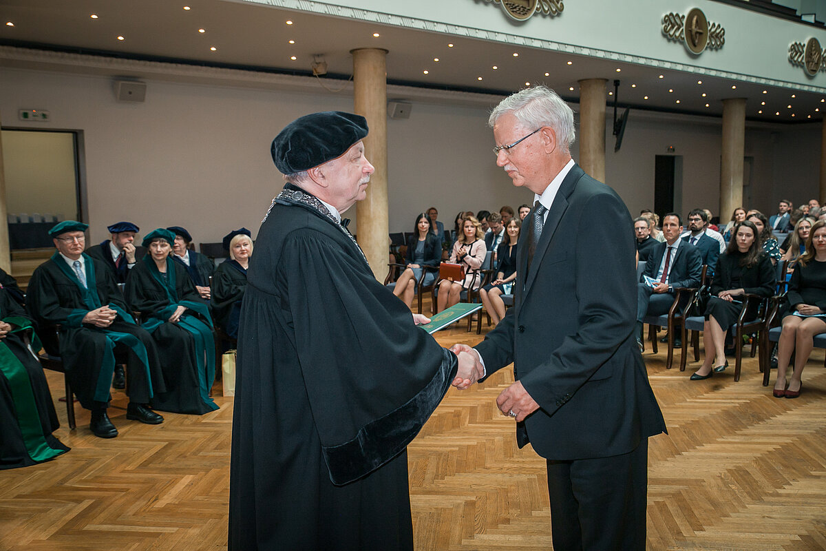 LU svinīgā Senāta sēde. Foto: Toms Grīnbergs, LU Komunikācijas departaments.