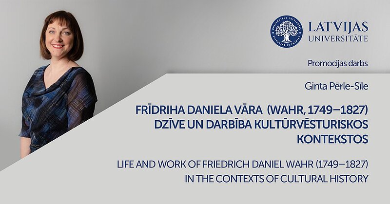 Promocijas darbu zinātniskā doktora grāda iegūšanai humanitārajās un mākslas zinātnēs aizstāvēs Ginta Pērle-Sīle