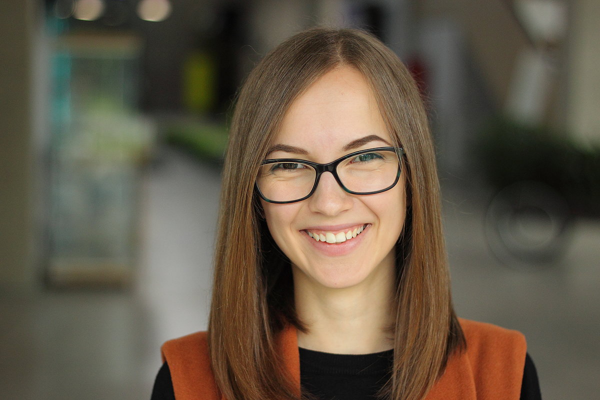Stipendijas ieguvēja Marija Samoviča. Foto no personīgā arhīva.