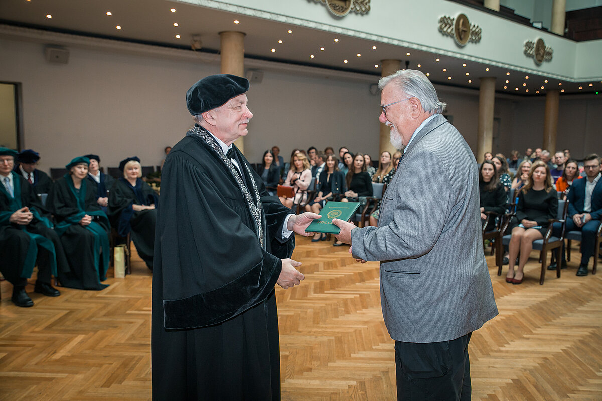 LU svinīgā Senāta sēde. Foto: Toms Grīnbergs, LU Komunikācijas departaments.