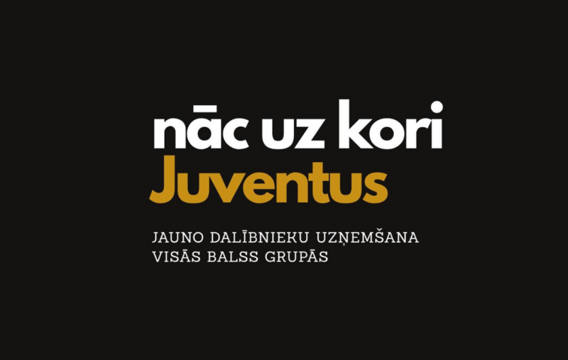 Koris "Juventus" uzņem dziedātājus visās balss grupās