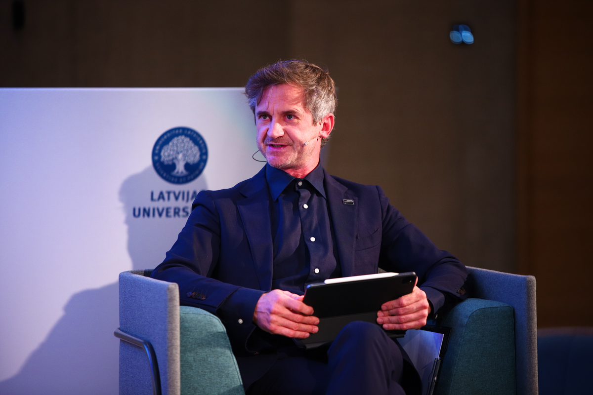 Rektoru diskusija "Misija – rektors". Foto: Toms Grīnbergs, LU Komunikācijas departaments.