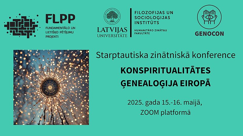 Konference "Konspiritualitātes ģenealoģija Eiropā"