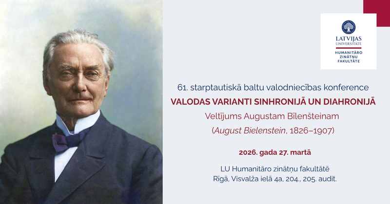 61. starptautiskā baltu valodniecības konference LU Humanitāro zinātņu fakultātē