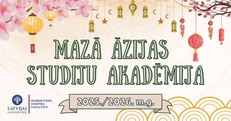 Uz iepazīšanās nodarbību skolēnus aicina Mazā Āzijas studiju akadēmija