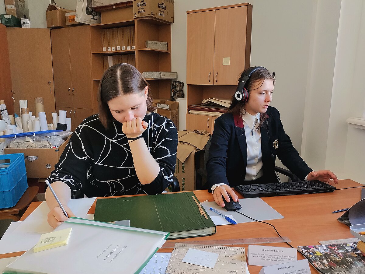 Ēnas Ģeoloģijas kolekcijās. Foto: Ilze Lementujeva Ēnas Ģeoloģijas kolekcijās. Foto: Ilze Lementujeva