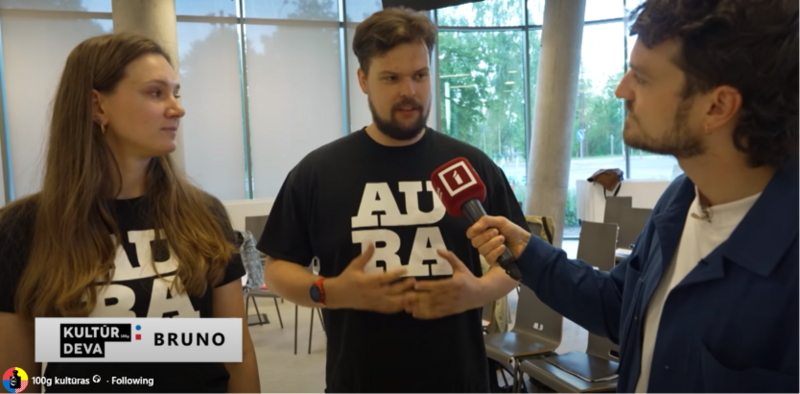 LTV Kultūrdeva – LU jauktais koris "Aura" gatavojas "Gaudeamus"