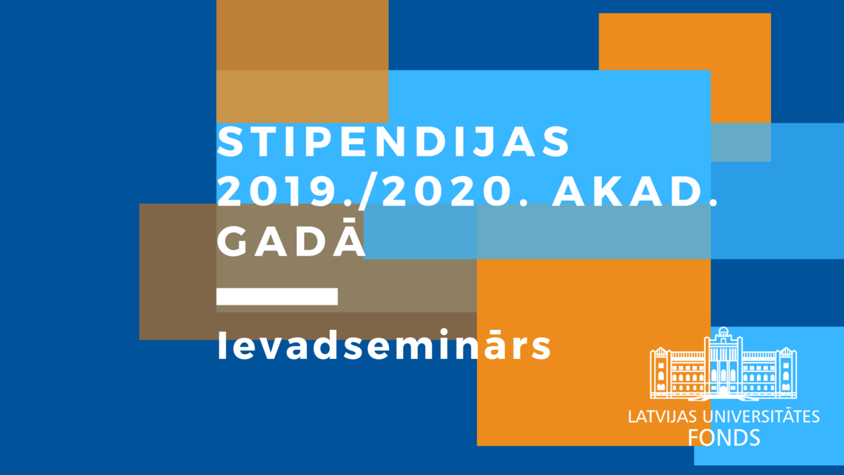 LU fonda rīkotie ievadsemināri noris 10. septembrī plkst. 15.30 LU centrālajā ēkā, Raiņa bulv. 19-153, un 11. septembrī plkst. 15.30 LU Dabas mājā, Jelgavas ielā 1-701.
