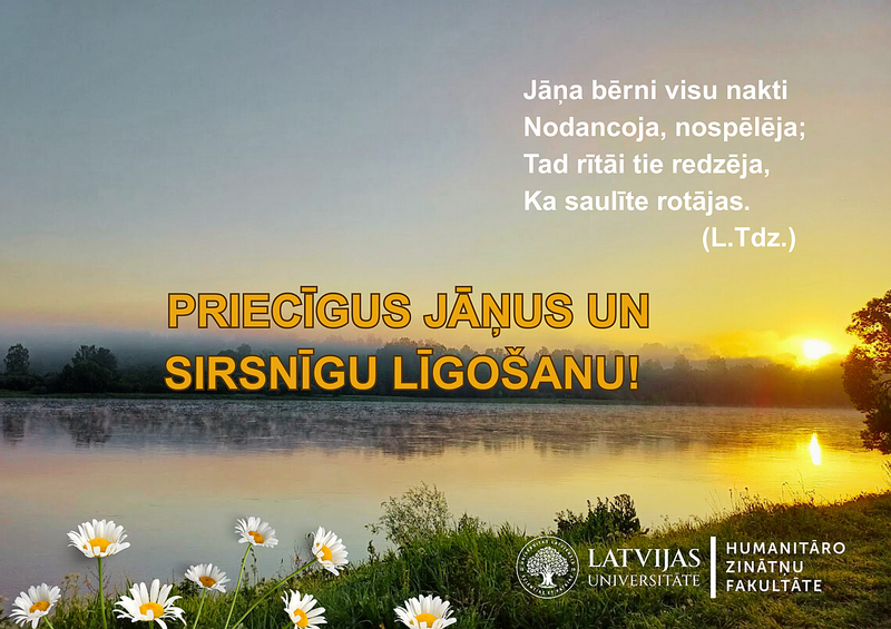 LU HZF sveiciens saulgriežos!