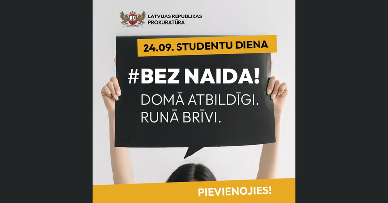 Pasākums skolēniem un studentiem par vārda brīvības robežām, atbildīgu komunikāciju