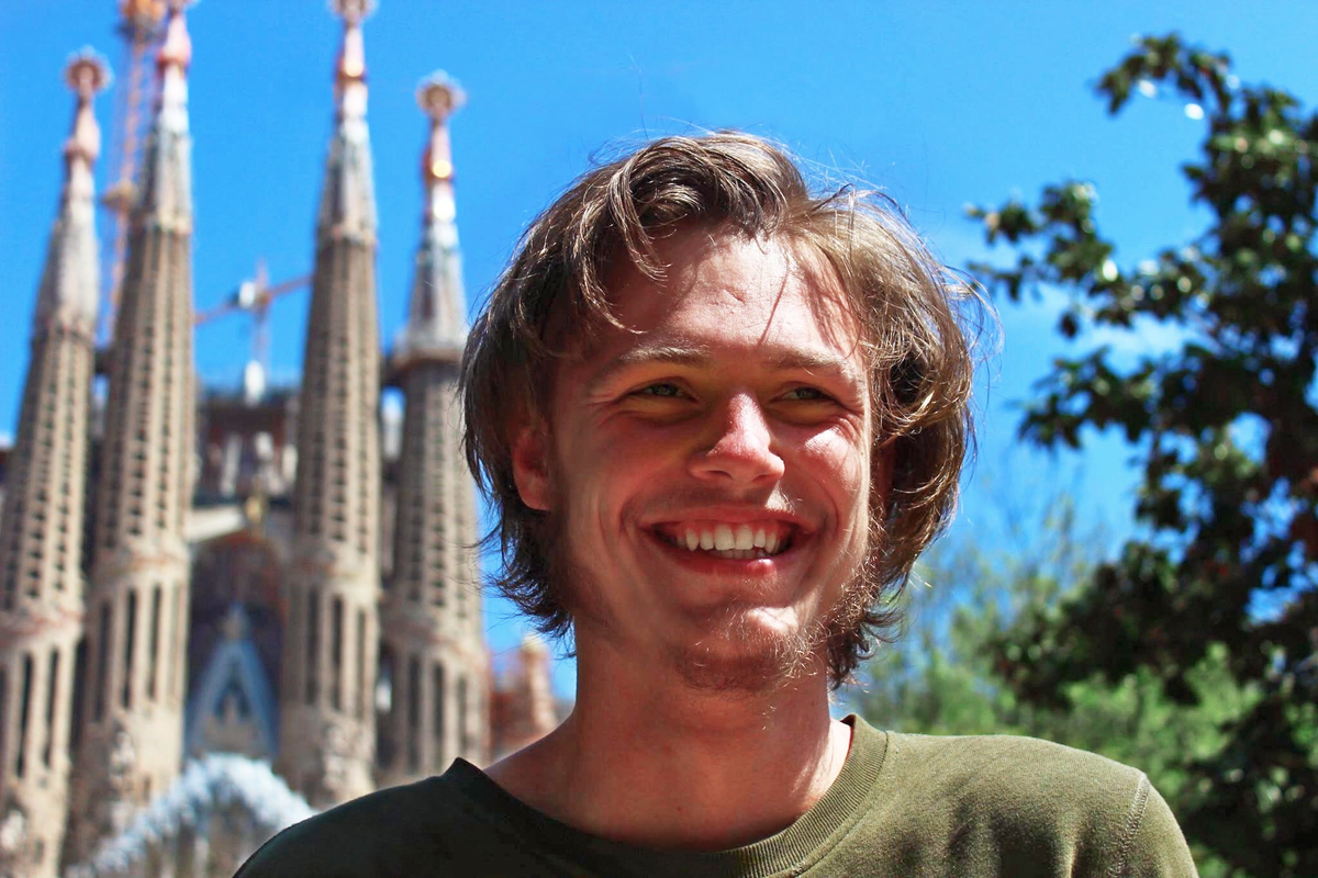 Stipendijas ieguvējs, LU Bioloģijas fakultātes absolvents, MSc.biol. Raimonds Reščenko.
