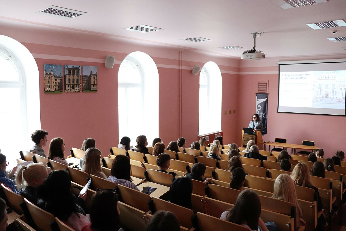 Atvērto durvju nedēļa LU JF 2023. © Foto no fakultātes arhīva.