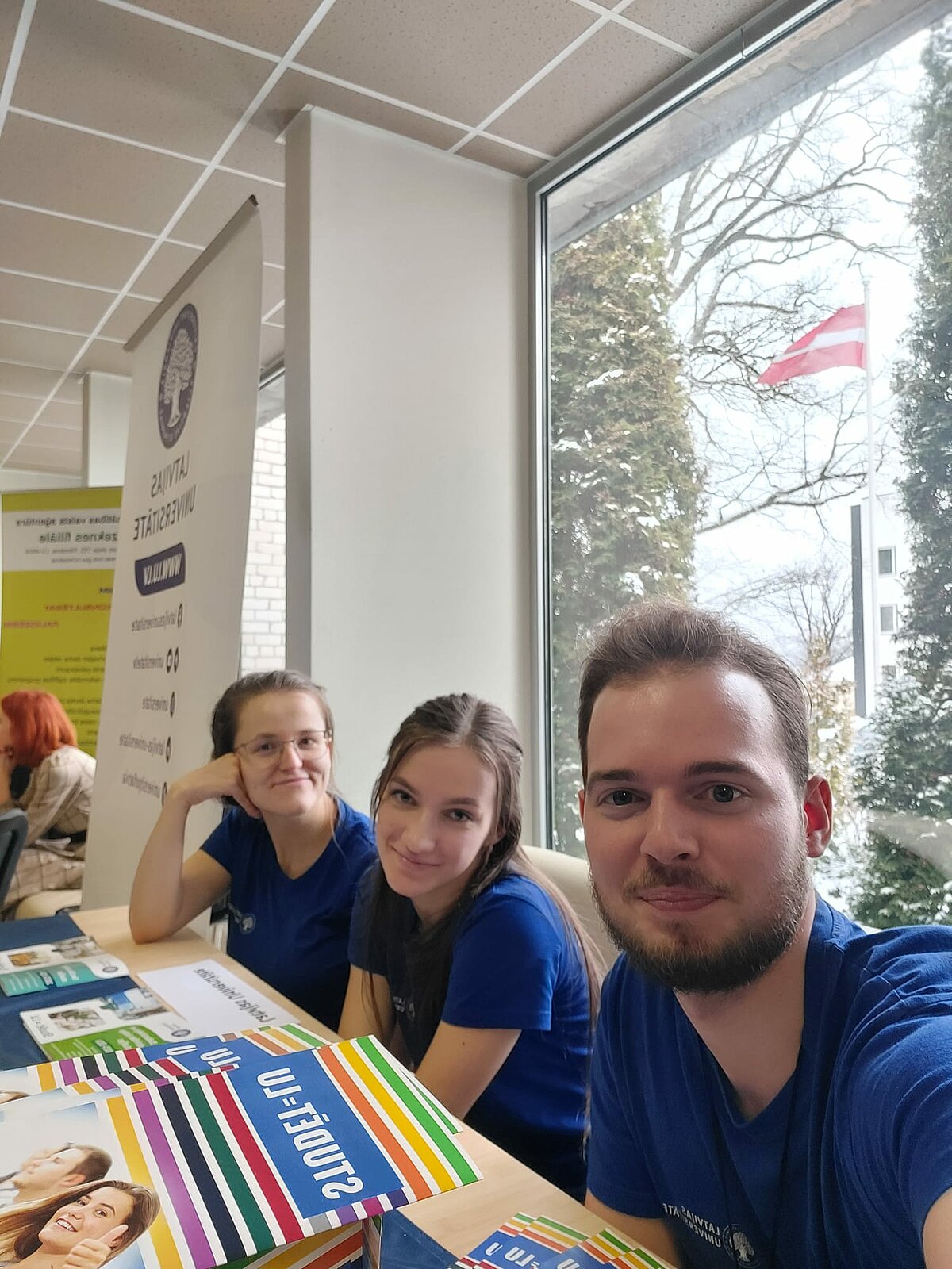 Reģionālajā izglītības izstādē. Foto no personīgā arhīva.