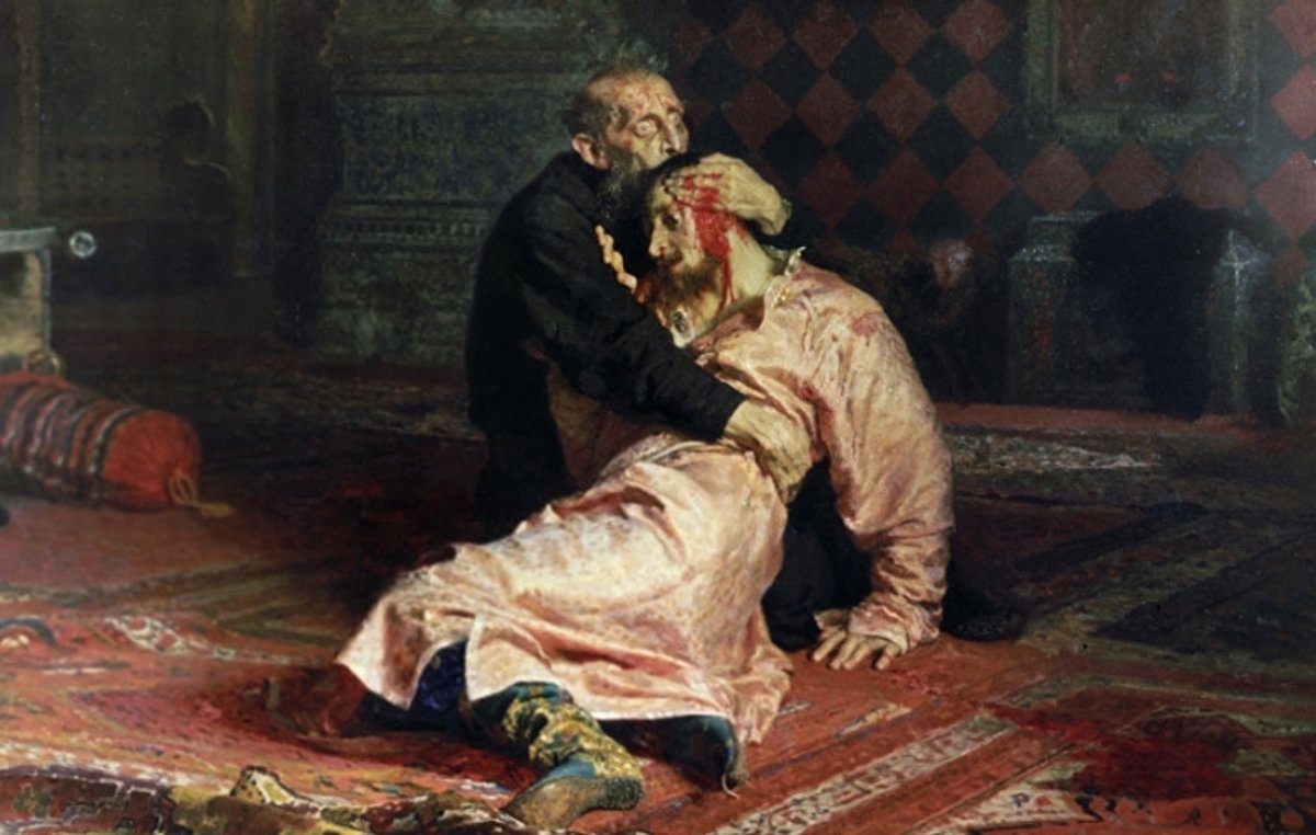 Iļja Repins. Ivans Bargais nogalina savu dēlu