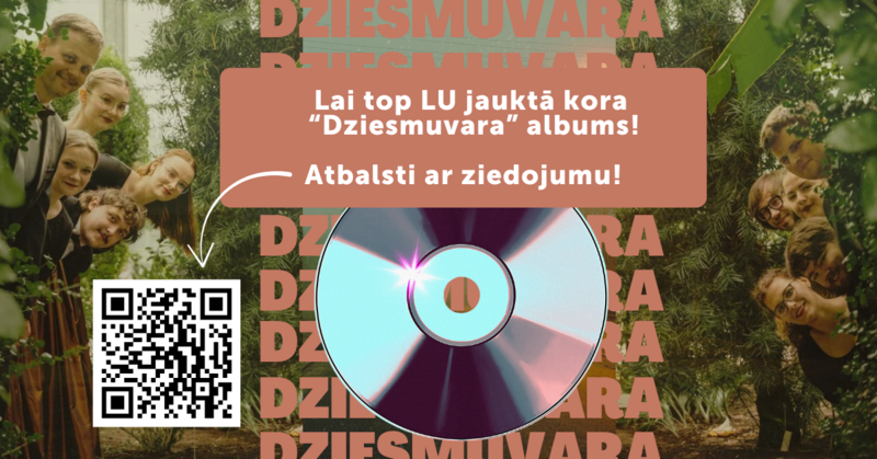 Atbalsti jauktā kora "Dziesmuvara" mūzikas albuma ierakstu