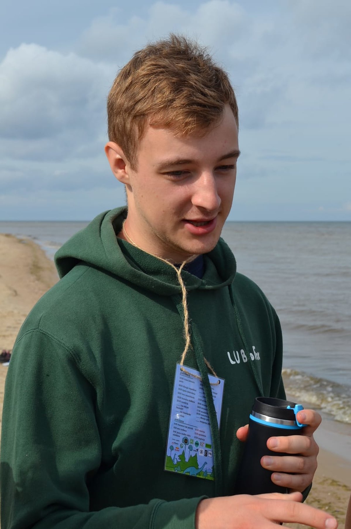 Stipendijas ieguvējs Rihards Saksis. Foto no personīgā arhīva.