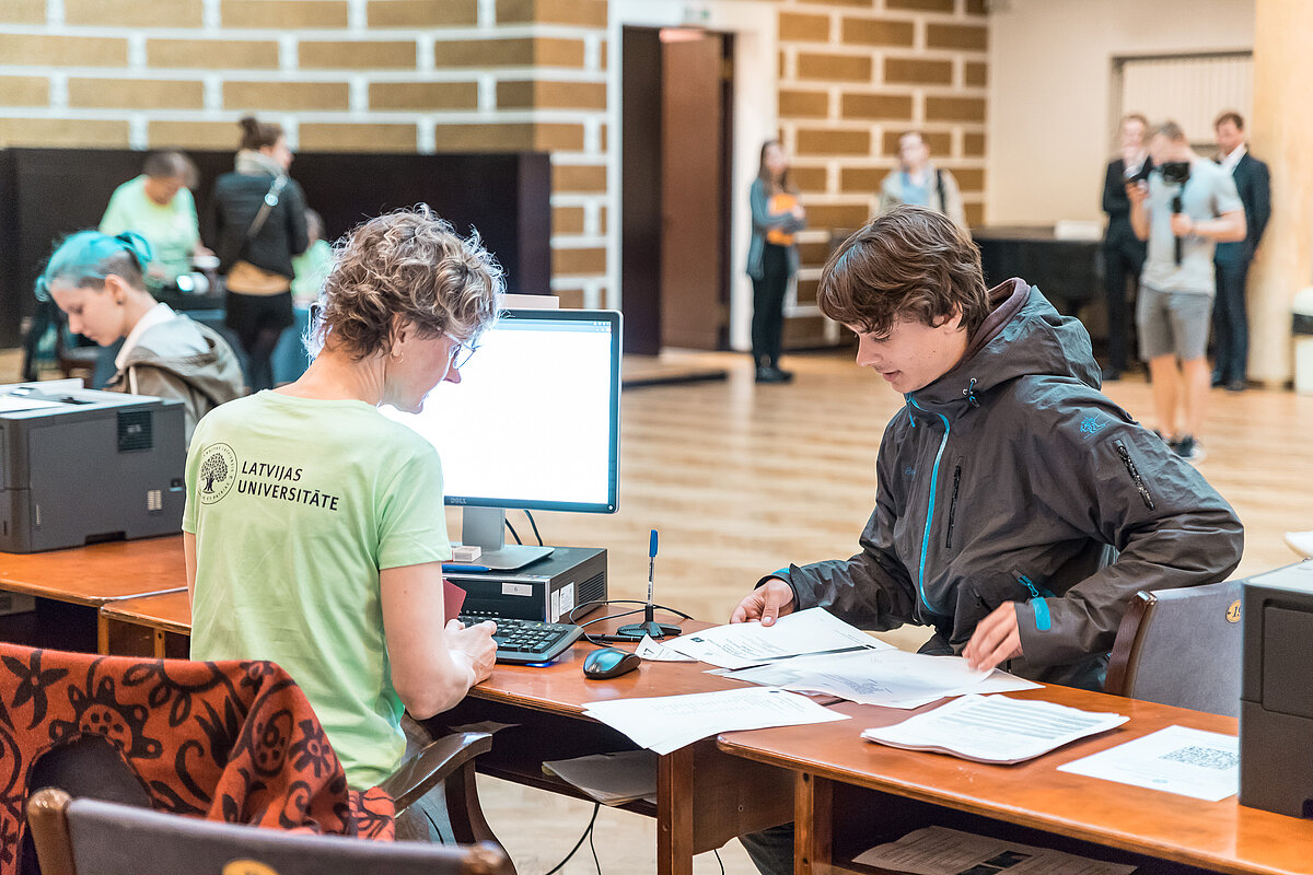 © Foto: Toms Grīnbergs, Latvijas Universitātes Komunikācijas departaments Pieteikšanās studijām Latvijas Universitātē