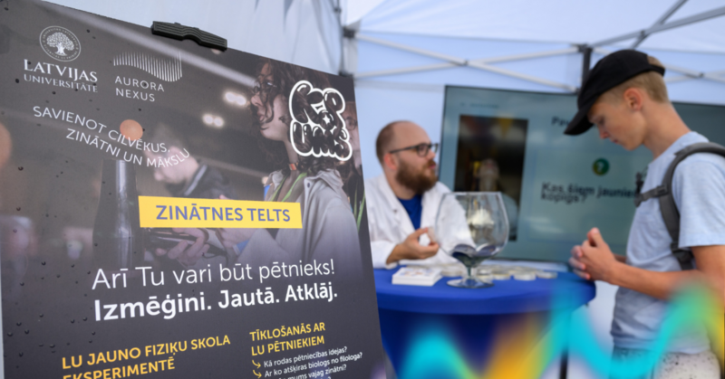Zinātkāre sākas ar jautājumiem: vairāk nekā 100 jauniešu iepazīst pētniecību  