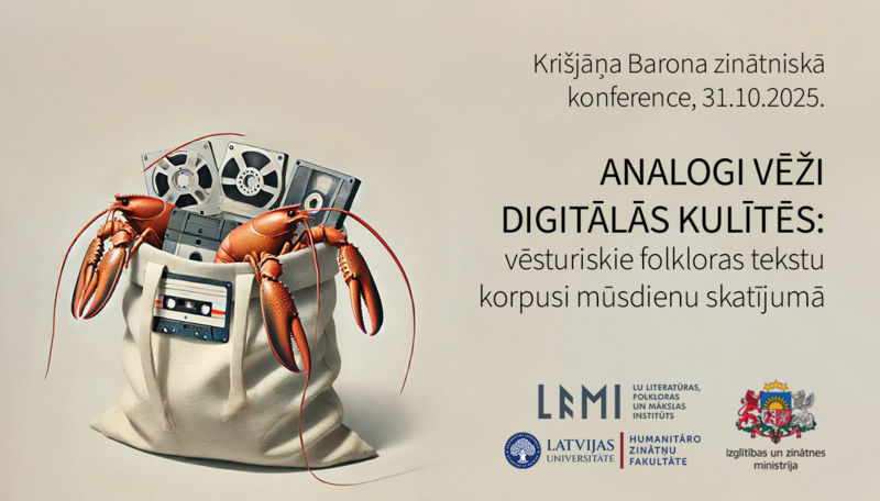 Vēsturisko folkloras tekstu korpusu pētniecībai veltīta konference