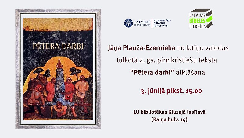 Tapis jauns pirmkristiešu teksta “Pētera darbi” tulkojums
