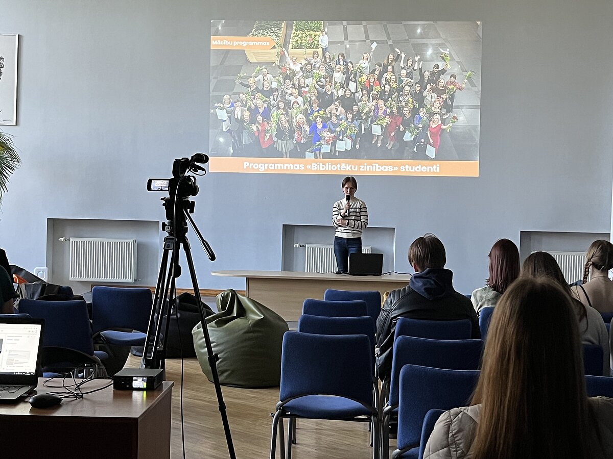 Atvērto durvju nedēļa LU SZF 2023. © Foto no fakultātes arhīva.