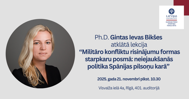 Ph.D. Gintas Ievas Bikšes atklātā lekcija