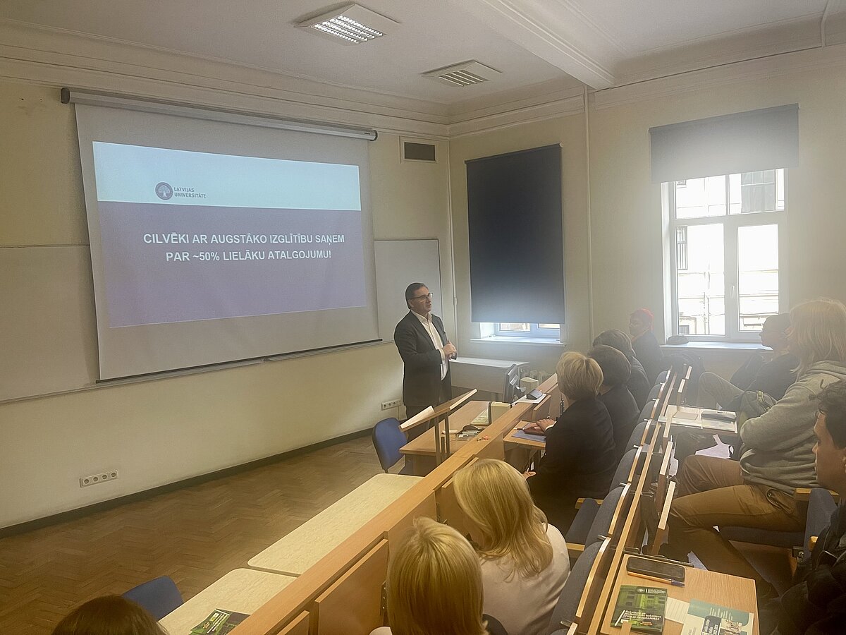 Atvērto durvju nedēļa LU BVEF 2023. Foto no fakultātes arhīva.