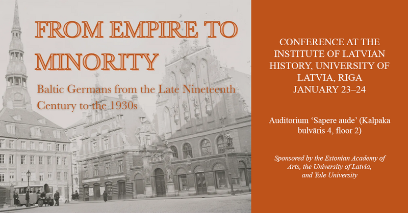 Conference Dedicated to the History of Baltic Germans To Be Held in January