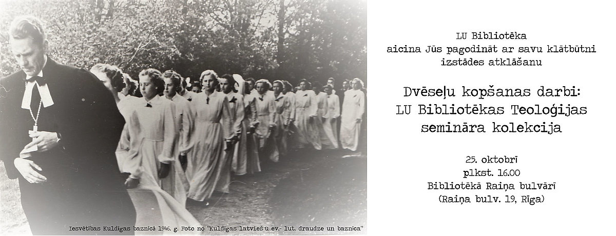 Izstādes atklāšana 25. oktobrī, plkst. 16.00